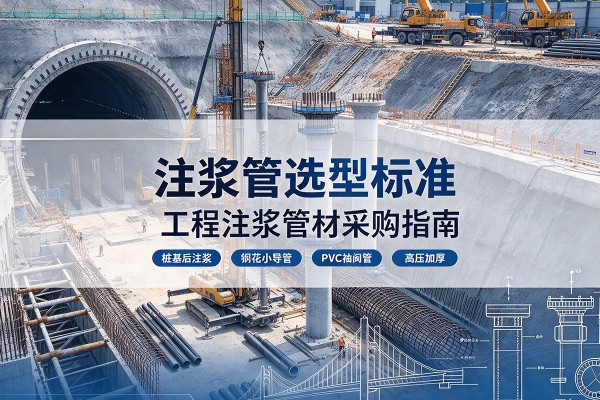 贵港注浆管选型标准