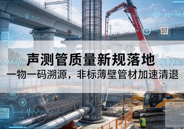 贵港声测管质量新规落地，一物一码溯源，非标薄壁管材加速清退